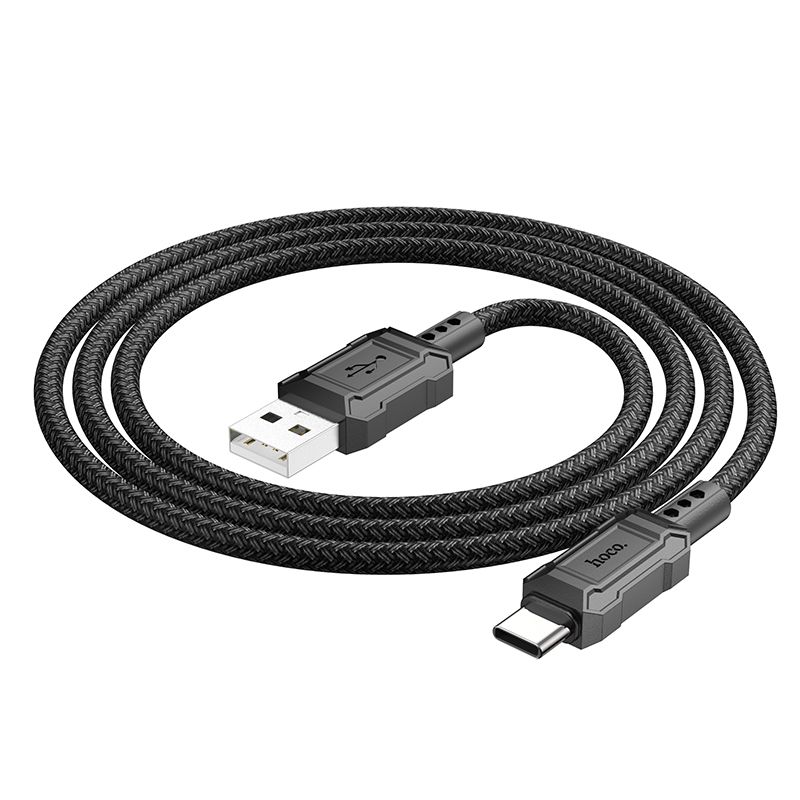 Cabo de carregamento e dados USB-A - USB-C HOCO Leader X94, 18W, 1m, preto 