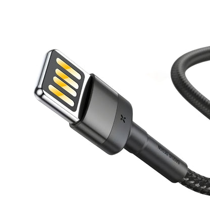 Cabo de carregamento e dados USB-A - Lightning Baseus Cafule, 18W, 2m, cinzento CALKLF-HG1 