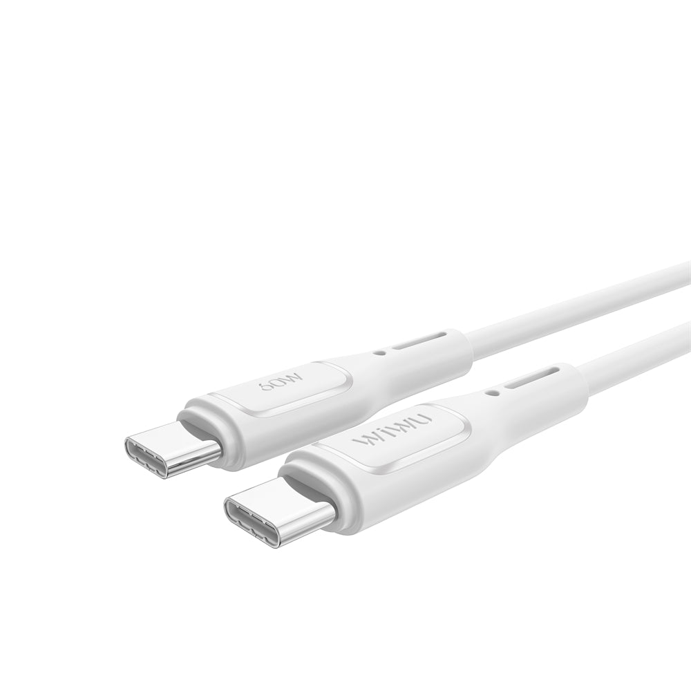 USB-C - Cabo de carregamento e dados USB-C WiWu Wi-C043E Starlink, 60W, 1m, Branco