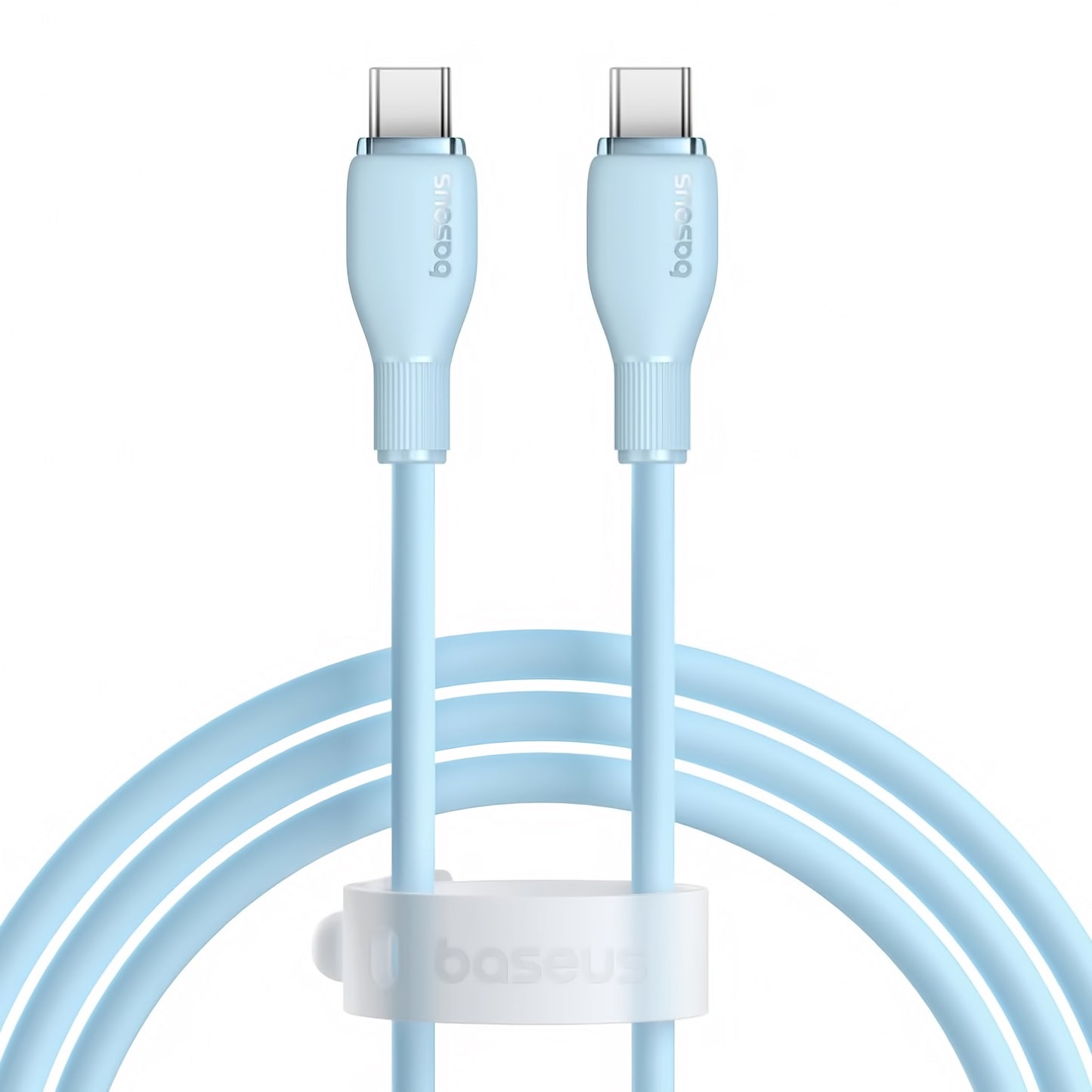 Cabo de Dados e Carregamento USB-C para USB-C Baseus Pudding, 100W, 1.2m, Azul P10355702311-00