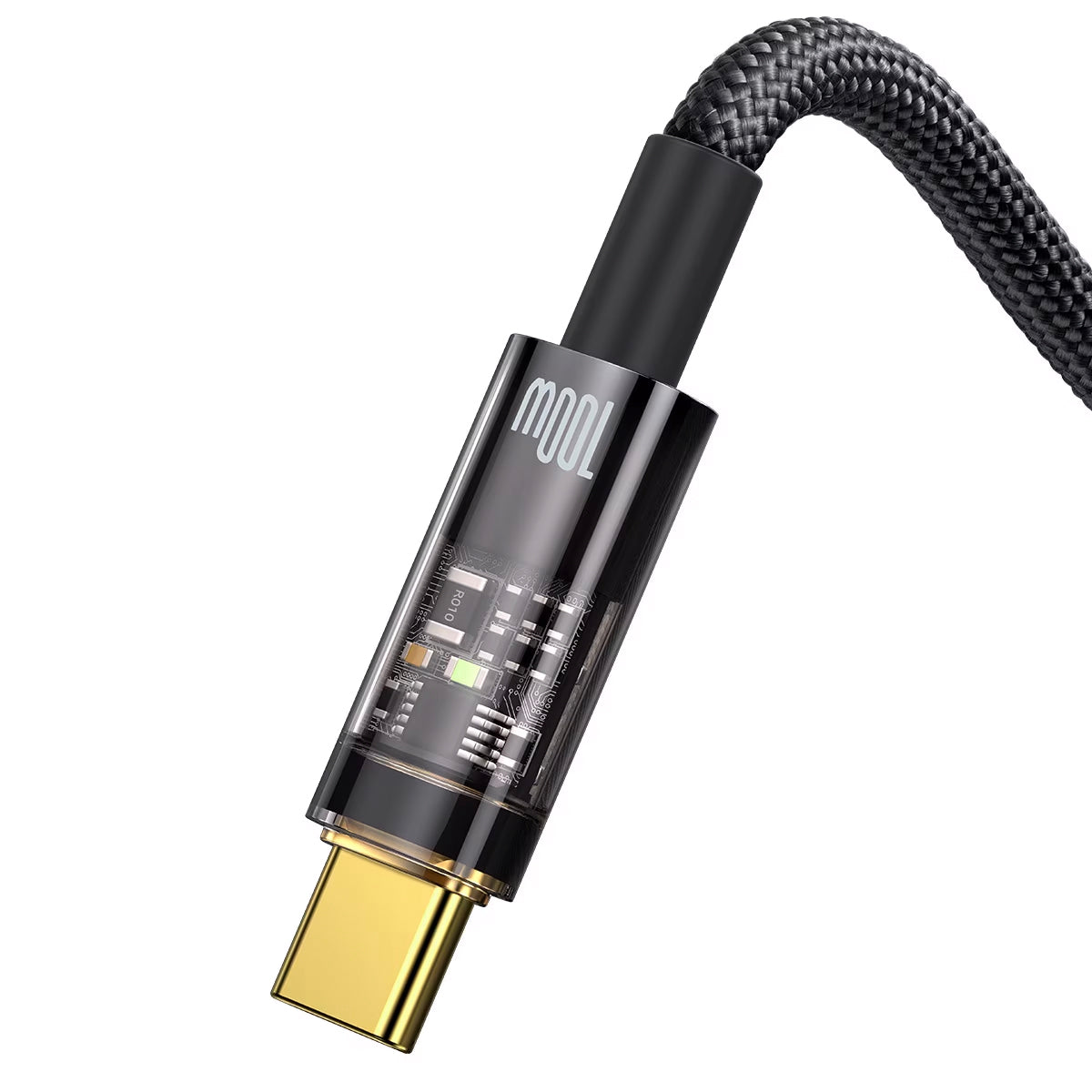 Cabo de Dados e Carregamento USB-A - USB-C Baseus Explorer, 100W, 2m, Preto CATS000301