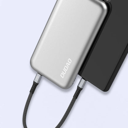 Cabo de Dados e Carregamento USB-C - USB-C Dudao L10C, 100W, 0.23m, Preto