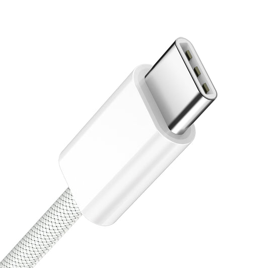 Cabo de Dados e Carregamento USB-C - USB-C BWOO BO-X284, 60W, 1m, Branco
