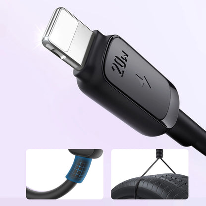 Cabo de Dados e Carregamento USB-C - Lightning Joyroom A14, 20W, 1.2m, Preto