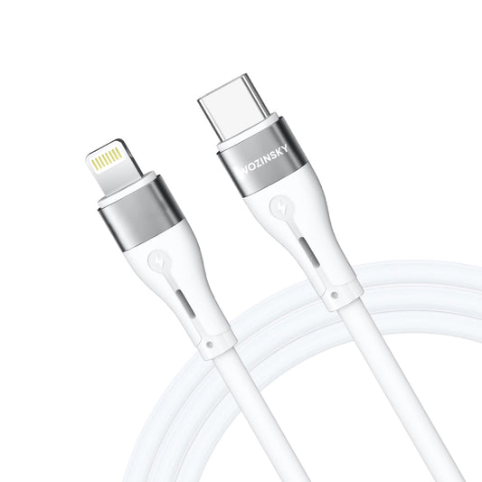 Cabo de Dados e Carregamento USB-C - Lightning WZK WSTCL1, 27W, 1m, Branco