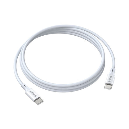 Cabo de Dados e Carregamento USB-C - USB-C BWOO X282, 60W, 1m, Branco