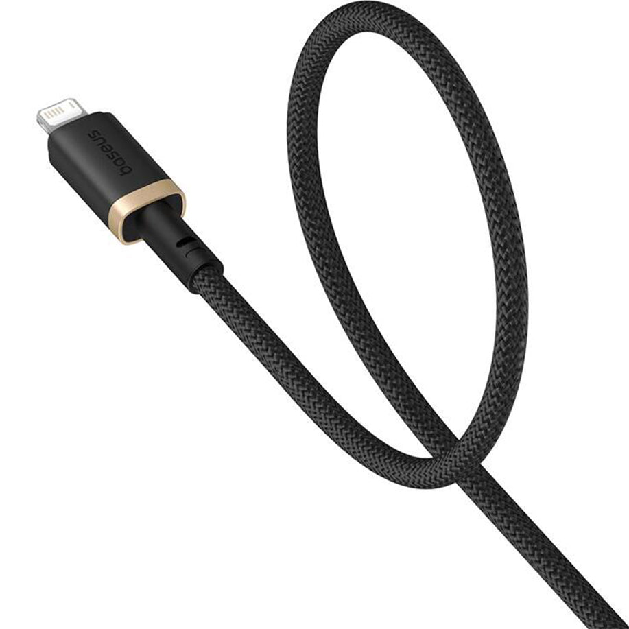 Cabo de Dados e Carregamento USB-A - Lightning Baseus Dura Series, 18W, 1m, Dourado P10377801U01-00