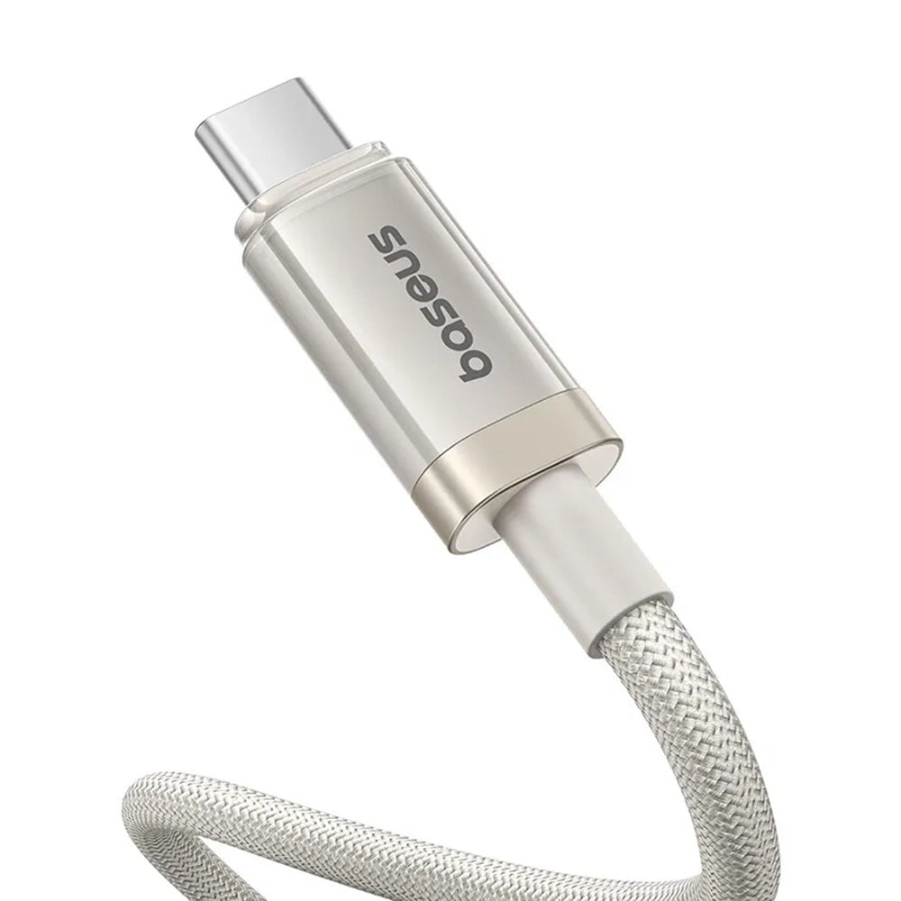 Cabo de Dados e Carregamento USB-C - USB-C Baseus Titanium, 100W, 1m, Prateado P10378100G21-00