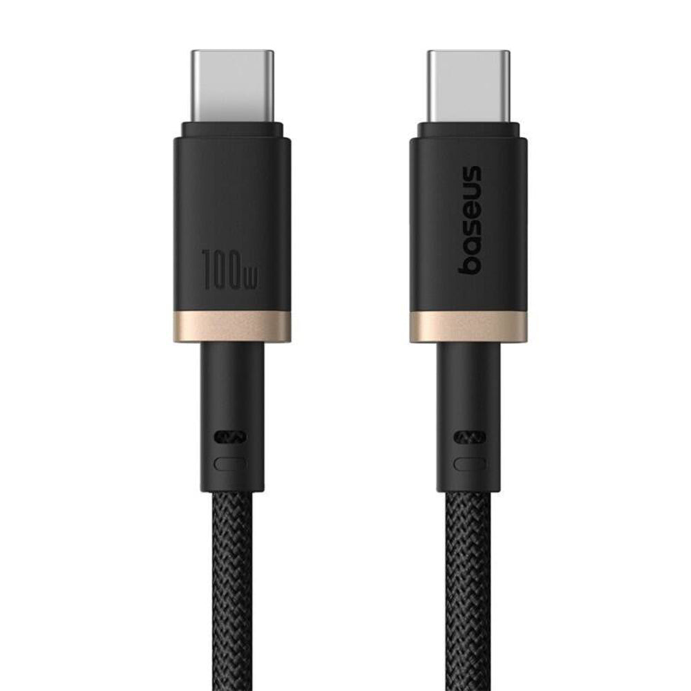 Cabo de Dados e Carregamento USB-C - USB-C Baseus Dura Series, 100W, 1m, Dourado P10377803U01-00