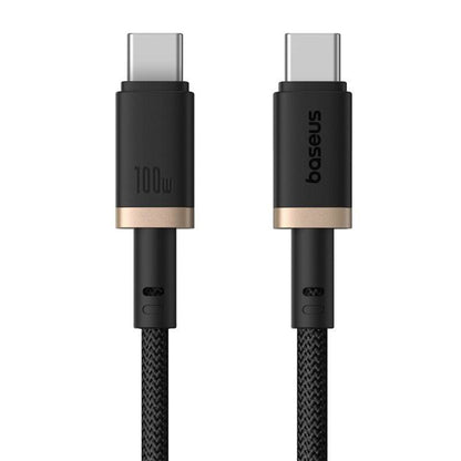 Cabo de Dados e Carregamento USB-C - USB-C Baseus Dura Series, 100W, 1m, Dourado P10377803U01-00