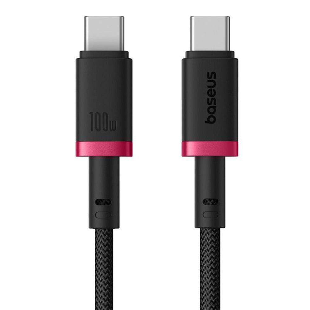 Cabo de Dados e Carregamento USB-C - USB-C Baseus Dura Series, 100W, 1m, Vermelho P10377803U01-01