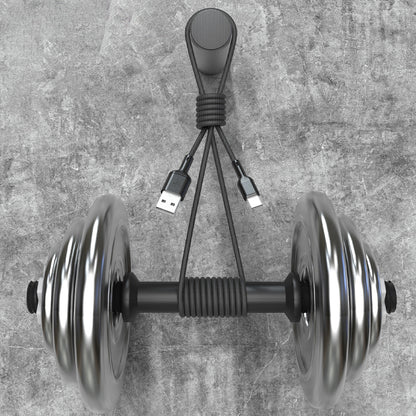 Cabo de Dados e Carregamento USB-A - USB-C Dudao L9T, 100W, 1m, Preto