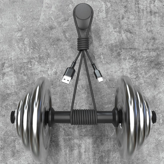 Cabo de Dados e Carregamento USB-A - USB-C Dudao L9T, 100W, 1m, Preto