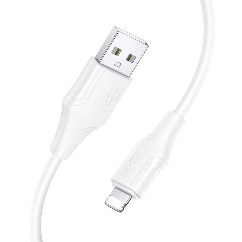 Cabo de Dados e Carregamento USB-A - Lightning HOCO X124, 18W, 1m, Branco
