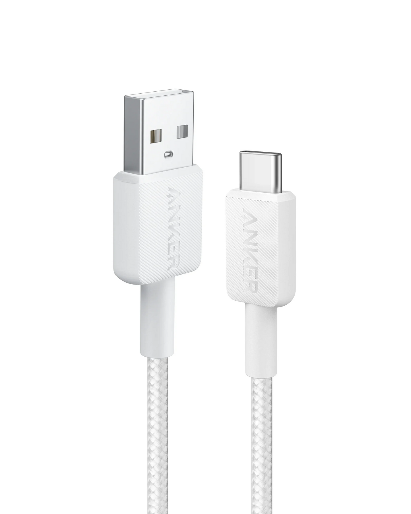 Cabo de Dados e Carregamento USB-A - USB-C Anker 322, 18W, 1.8m, Branco A81H6G21