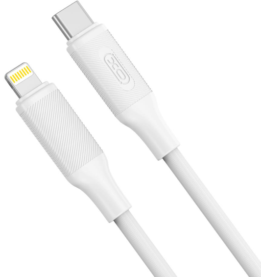 Cabo de Dados e Carregamento USB-C - Lightning XO Design NB-Q265A, 27W, 1m, Branco