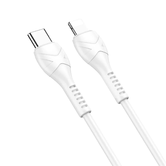 Cabo de Dados e Carregamento USB-C - Lightning HOCO X37, 27W, 1m, Branco