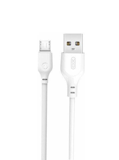 Cabo de Dados e Carregamento USB-A - microUSB XO Design NB103, 18W, 2m, Branco