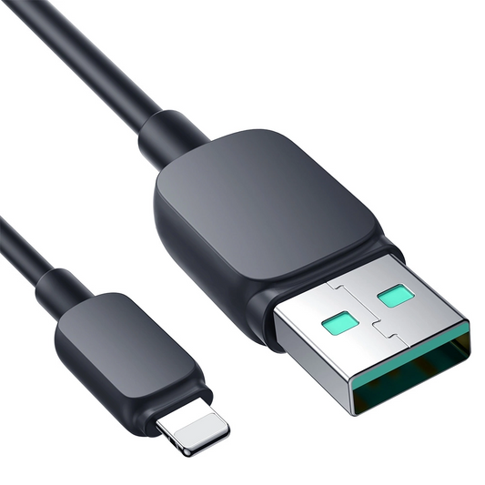 Cabo de Dados e Carregamento USB-A - Lightning Joyroom S-A14, 18W, 1,2m, Preto