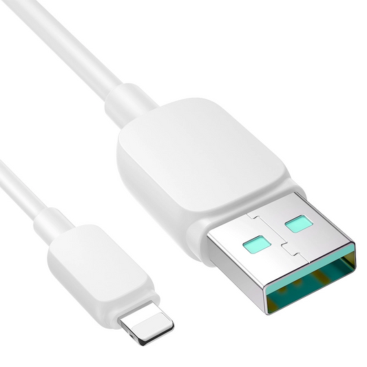 Cabo de Dados e Carregamento USB-A - Lightning Joyroom S-A14, 18W, 1,2m, Branco