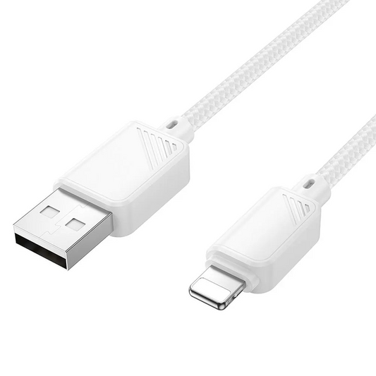 Cabo de Dados e Carregamento USB-A - Lightning HOCO X113, 18W, 1m, Branco
