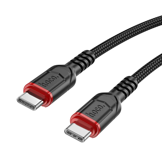 Cabo de Dados e Carregamento USB-C - USB-C HOCO X59 Victory, 60W, 3m, Preto