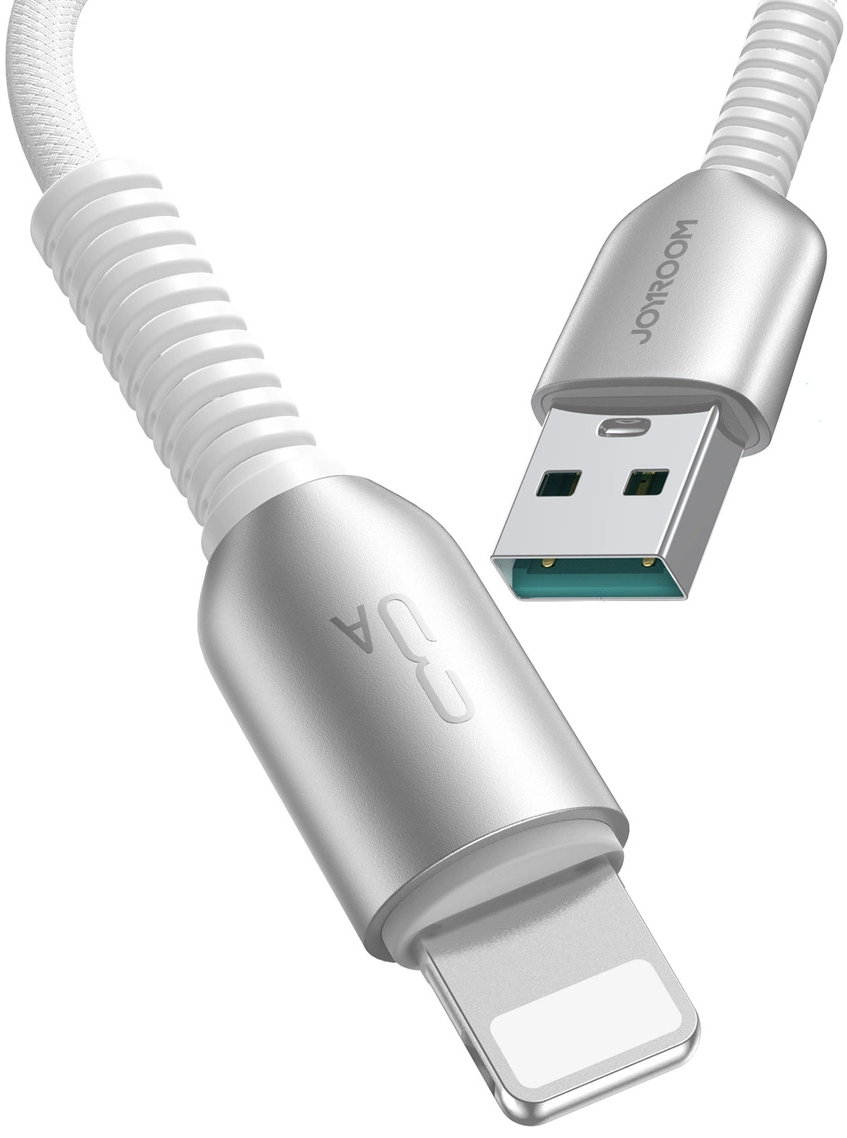 Cabo de Dados e Carregamento USB-A - Lightning Joyroom S-A51, 18W, 1,2m, Cinzento