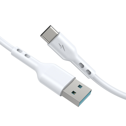 Cabo de Dados e Carregamento USB-A - USB-C BWOO BO-X172C-2M, 15W, 2m, Branco