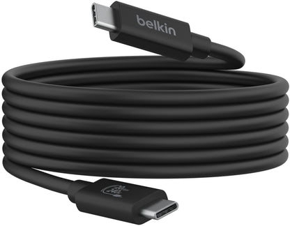 Cabo de Dados e Carregamento USB-C - USB-C Belkin Connect, 240W, 2m, Preto INZ004bt2MBK
