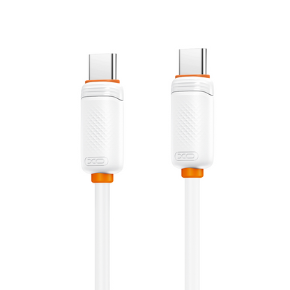 Cabo de Dados e Carregamento USB-C - USB-C XO Design NB-Q298, 240W, 1m, Branco
