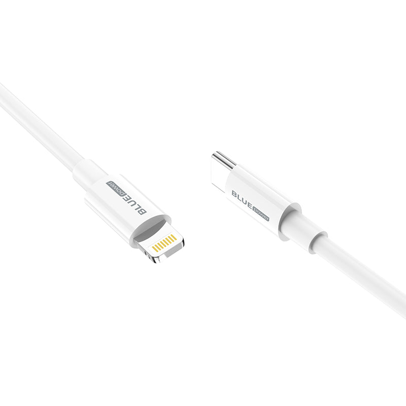 Cabo de carregamento e dados USB-C - Lightning BLUE Power BBX36, 18W, 1m, branco