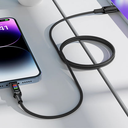 Cabo de Dados e Carregamento USB-C - USB-C Acefast C7-03, 100W, 1.2m, Preto