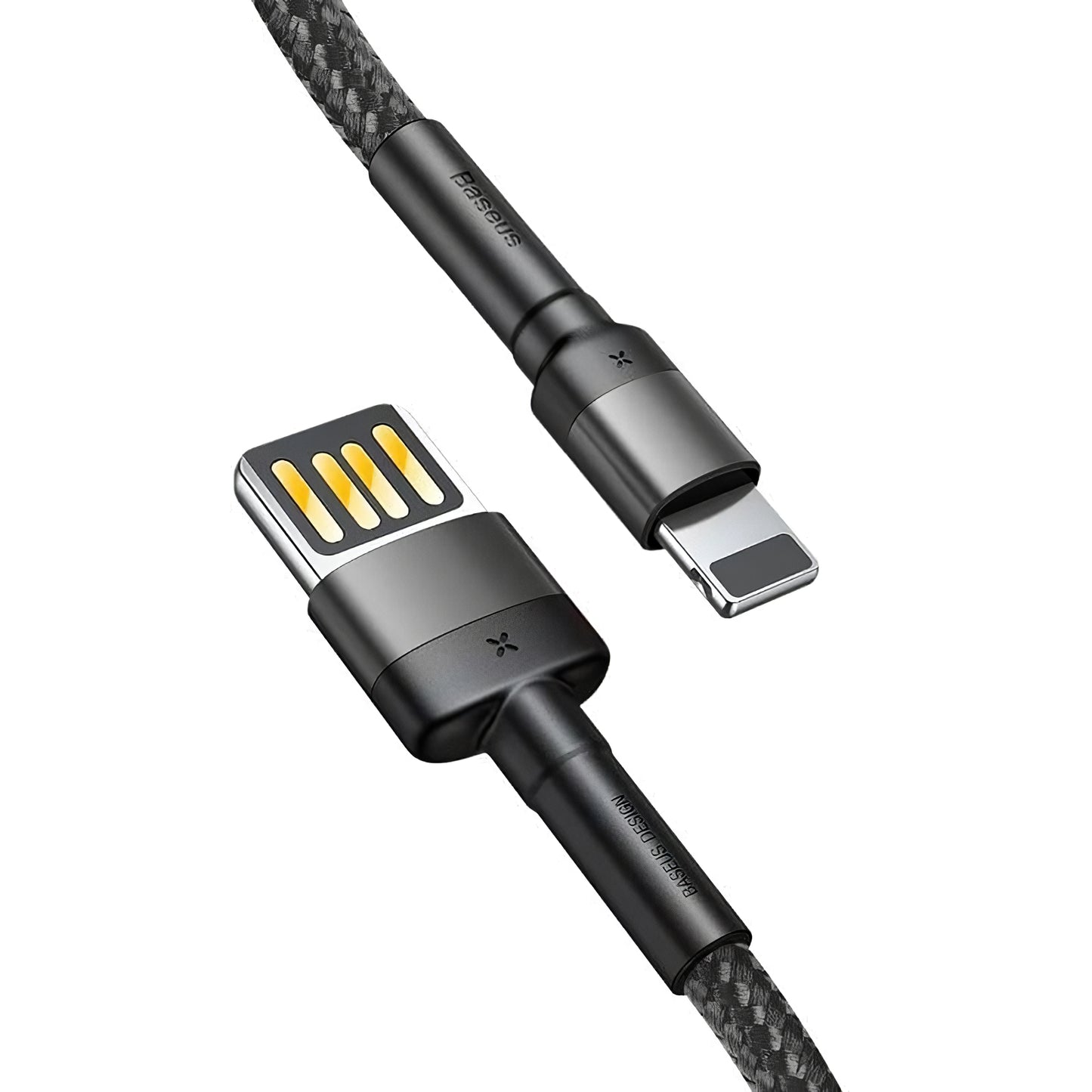 Cabo de carregamento e dados USB-A - Lightning Baseus Cafule, 18W, 2m, cinzento CALKLF-HG1 