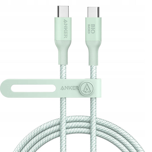 Cabo de carregamento e dados USB-C - USB-C Anker 544, 140W, 1.8m, Verde A80F6H61 