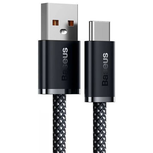 Cabo de Dados e Carregamento USB-A - USB-C Baseus Dynamic Series, 100W, 2m, Cinzento CALD000716