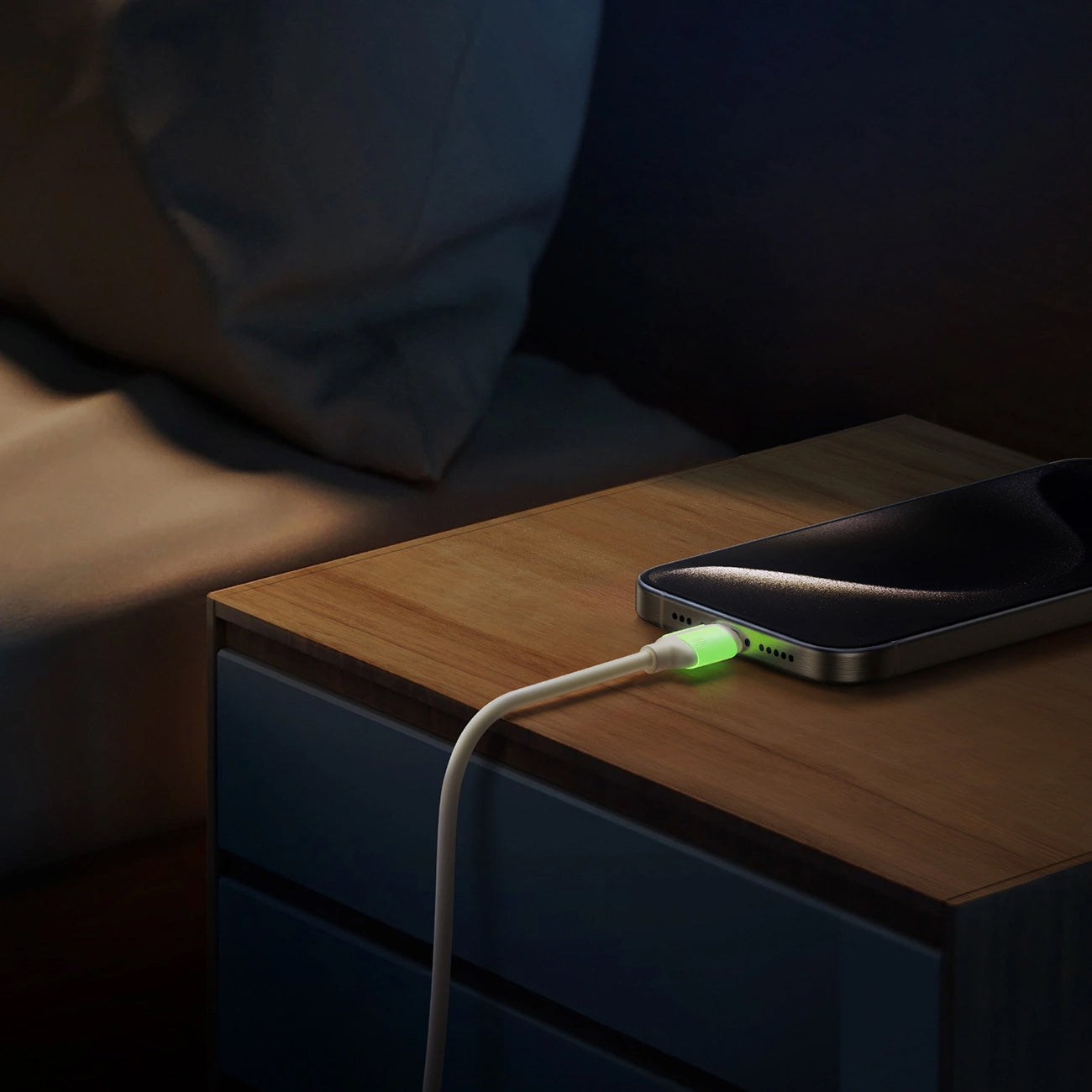 Cabo de Dados e Carregamento USB-C - USB-C Joyroom S-A53, 60W, 1.2m, Bege