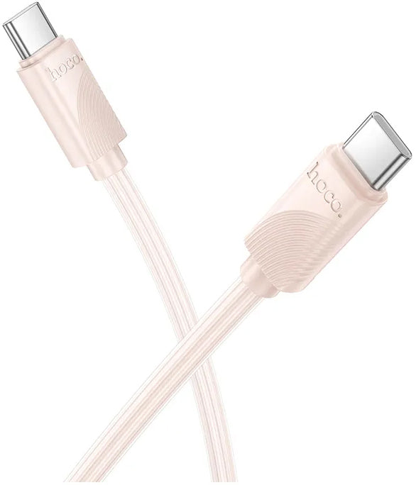 USB-C Data and Charging Cable - USB-C HOCO X114, 60W, 1m, Pink