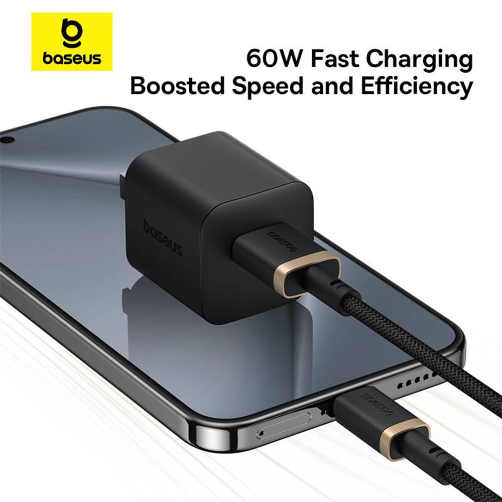 Cabo de Dados e Carregamento USB-A - USB-C Baseus Dura Series, 60W, 1m, Dourado P10377802U01-00