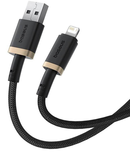 Cabo de Dados e Carregamento USB-A - Lightning Baseus Dura Series, 18W, 1m, Dourado P10377801U01-00