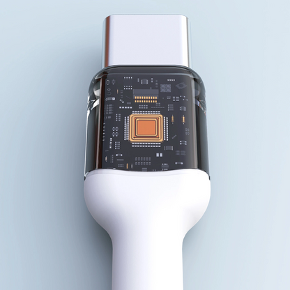 Cabo de Dados e Carregamento USB-C - USB-C Dudao L9C Max, 240W, 2m, Branco