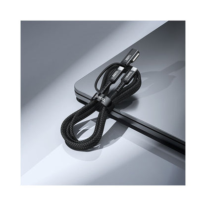 Cabo de Carregamento HOCO U142, USB-C - USB-C / MagSafe 3, 240W, 1.8m, Preto