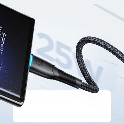 Cabo de Dados e Carregamento USB-C - USB-C Joyroom S-A32, 60W, 1m, Preto