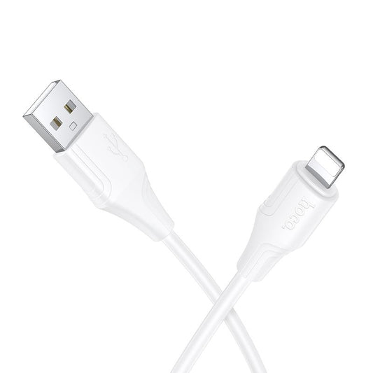 Cabo de Dados e Carregamento USB-A - Lightning HOCO X124, 18W, 1m, Branco