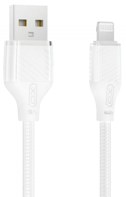 Cabo de Dados e Carregamento USB-A - Lightning XO Design NB291, 18W, 1m, Branco