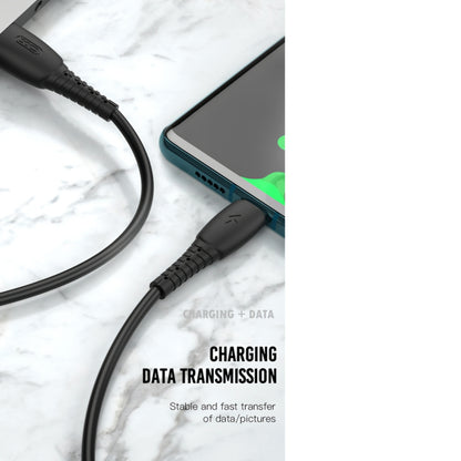 Cabo de Dados e Carregamento USB-A - Lightning XO Design NB-P163, 18W, 1m, Preto