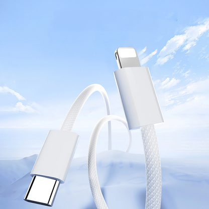 Cabo de Dados e Carregamento USB-C - Lightning Joyroom S-A45, 30W, 1m, Branco