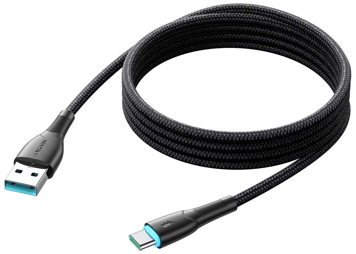Cabo de Dados e Carregamento USB-A - USB-C Joyroom S-A32, 18W, 1m, Preto