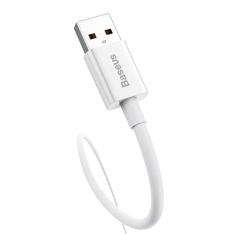 Cabo de Dados e Carregamento USB-A - USB-C Baseus Superior Series, 100W, 1m, Branco P10320102214-01