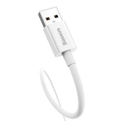 Cabo de Dados e Carregamento USB-A - USB-C Baseus Superior Series, 100W, 1m, Branco P10320102214-01
