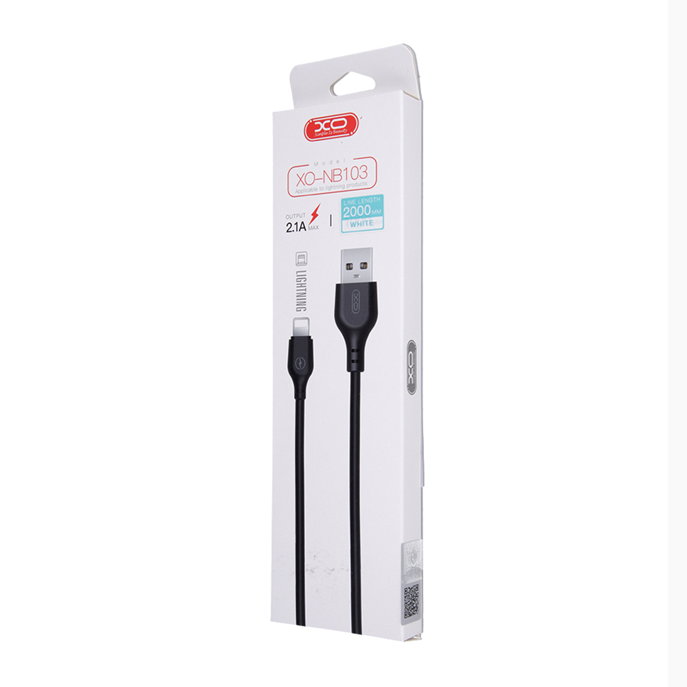 Cabo de Dados e Carregamento USB-A - microUSB XO Design NB103, 18W, 1m, Branco